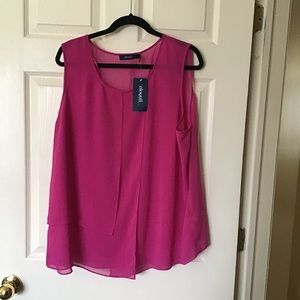 Sheer pink top,Eloquii